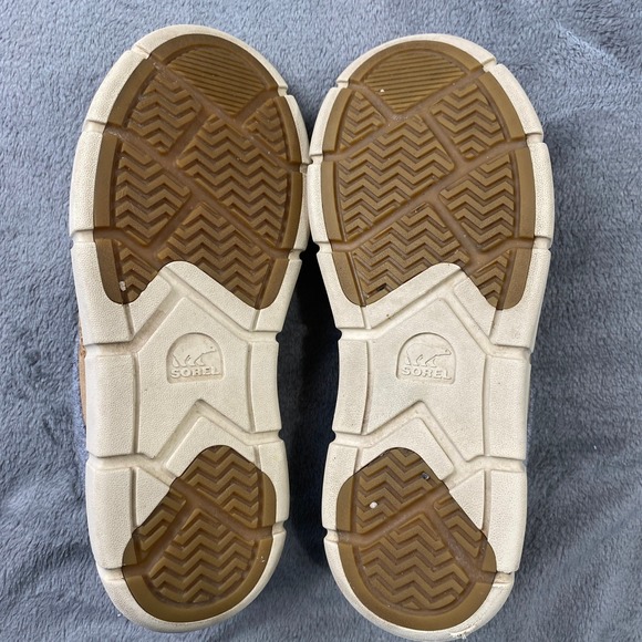 Sorel Mule Explorer III Women 9 Brown Fossil NL5253253 Suede Faux Sherling Lined - Picture 3 of 10